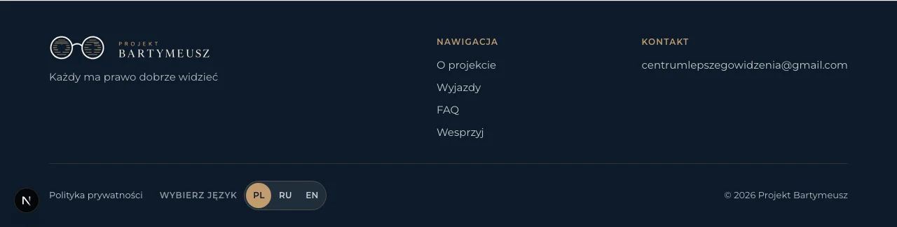 TG.app footer with five grouped link columns