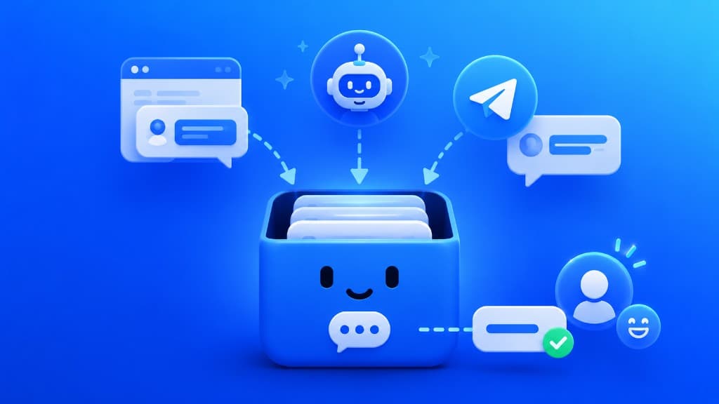Customer Support That Converts: One Inbox for Web and Telegram