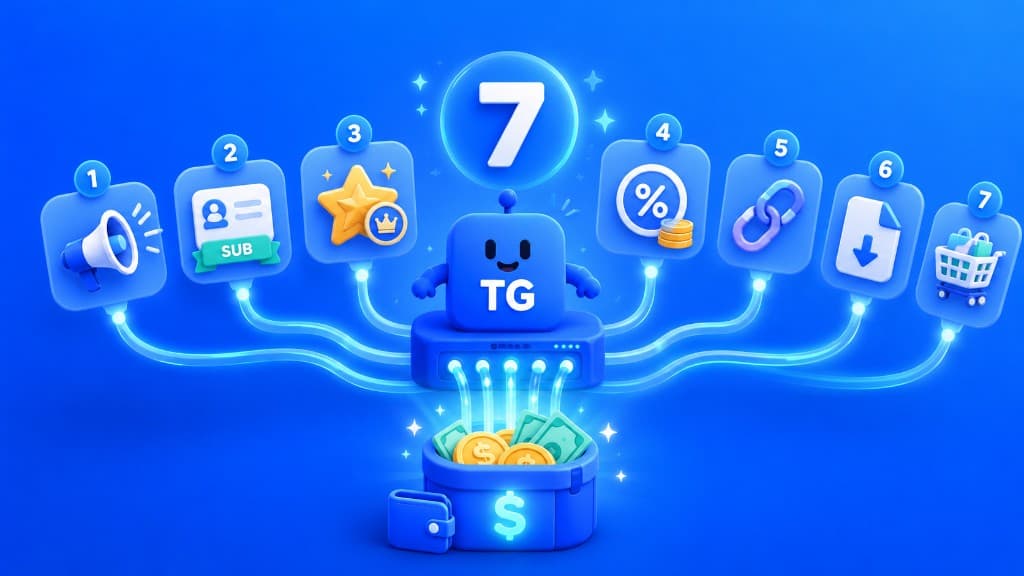 Telegram Bot Monetization: 7 Revenue Models That Actually Work in 2026