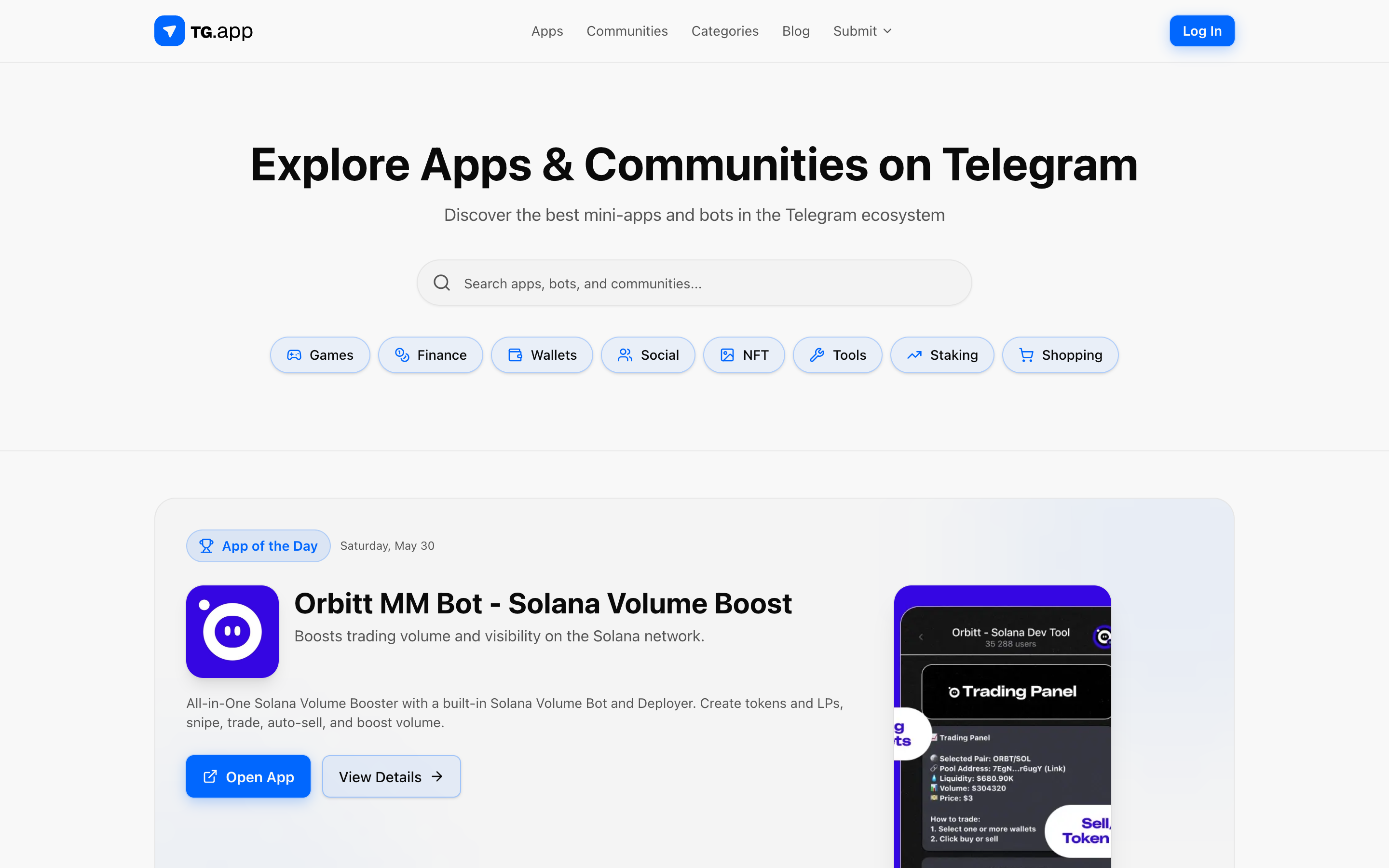 Home page